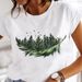 New Clothing With Floral Print, European And American Style Colorful Dandelion Short-sleeve Women's Top_ecoleips.com
