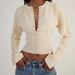 European And American High-waisted Women's Round-neck Single-breasted Knit Sweater, Niche Design Short Top, Trendy Thin_ecoleips.com