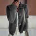 Women's Clothing Women's Loose Button-Up Cardigan Sweater - Soft Acrylic Blend, Casual Long Sleeve Open Front Knit Top (Grey, Navy, Wine, Matcha)_ecoleips.com