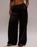 Aria Basics And American Style Women's Clothing, European Fashion Trend, 25th Autumn New Satin Casual Pants, Loose Wide-leg_ecoleips.com