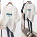 Women's plus Size Casual T-Shirt Mid-Length Loose Style White Short-Sleeved Fashionable And Versatile for Summer_ecoleips.com