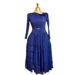 Women's Clothing Plus Size Clothes Modern Asymmetrical Neckline Dress – Elegant Pleated Skirt With Full Hem In Dark Blue/Camel/Pinkish/Matcha/Black_ecoleips.com