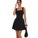 Rui Chuo Cross-Border Foreign Trade Women's Clothing 2025 Summer New European And American Slim Fit Backless Sleeveless_ecoleips.com