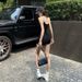 Thai Style Elegant One Piece Swimsuit Sexy White Edge Swimsuit Women Modest Tummy Control Swimwear For Hot Spring Pool Resort_ecoleips.com