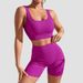 Women's Clothing New Seamless Yoga Sports Top Tight Quick-drying Moisture-absorbing High Waist Hip Lifting Yoga Pants Fitness Suit_ecoleips.com