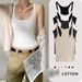 plus Size Cotton Knit Camisole White Tank Top Women's Sexy Form-Fitting Spring Summer Top_ecoleips.com