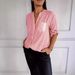 2025 Spring/Summer Women's Loose Casual Embroidered Sleeve Shirt_ecoleips.com