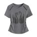 2025s Highly Praised 100% Pure Cotton Short Sleeved T-shirt For Women, Fashionable And Slimming, Pinching Pleats, Heavy-duty_ecoleips.com