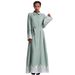 Verve Muslim Sleeve Embroidered Robe For Women, Arab Long Cardigan, Ethnic Clothing, Casual Wear_ecoleips.com