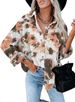 Women's Clothing Corduroy Shirt Jacket For Women – Digital Print Batwing Sleeve Overshirt (5 Colors, 5 Sizes)_ecoleips.com