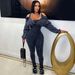 K Fashionable Women's Vintage Sexy Off Shoulder Tight Jumpsuit New_ecoleips.com