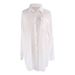 Crinkle Beach Cover-Up – Versatile Sun Shirt With Button Front & Long Sleeves (One Size, 10 Colors) Resort-To-Street_ecoleips.com