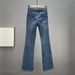 Women's Clothing Fashion Autumn Cotton Elastic High Waist Slim Fit Hot Diamond Split Flared Pants Trousers_ecoleips.com