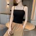 Summer New Pure Cotton Off-Shoulder Vest Camisole For Women Slim Fit Inner Wear Short Tube Top Sleeveless Base Layer_ecoleips.com
