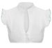 Authentic Bavarian Beer Festival Blouse - Traditional V-Neck Dirndl Top With Flutter Sleeves & Smocked Detail_ecoleips.com