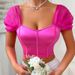 High-End Satin Camisole Off-Shoulder Strapless Bra Pure Sexy French Style Beautiful Back Women's Top_ecoleips.com