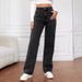2025 Women's High-Waisted Jeans, Loose Straight-Leg, Plus Size, Versatile Trendy Long Pants, Cross-Border Foreign Trade,_ecoleips.com