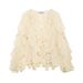 "Women's Elegant Ruffled Blouse – Long Sleeve Layered Shirt, Lightweight Polyester, British-Inspired Office & Casual Wear_ecoleips.com