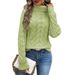 Chunky Cable Knit Turtleneck Sweater – Oversized High Neck Pullover With Nordic-Inspired Stitch Patterns, Winter Streetwear Essential In 12 Colors_ecoleips.com