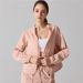 Women's Windproof Waterproof Running Jacket UV Protection Fitness Sports Top With Hood Drawstring Lightweight Quick Drying_ecoleips.com