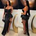 Verve Y2679 2025 PU Leather Metal Zipper Fashion Sexy Hot Girl High Slit Skirt_ecoleips.com
