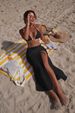 Women's Sexy Solid Color Bikini Set With Mesh Cover-Up - Stylish 3-Piece Swimwear For Beach & Pool (White/Black, S/M/L)_ecoleips.com