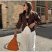 Elegant V-Neck Button Cardigan Sweater For Women - Soft Knit Open Front Lightweight Pullover With Long Sleeves, Loose Fit, Versatile Layering Piece_ecoleips.com