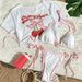 Women's Printed Bikini Set With Cover-Up Short Sleeve Beachwear – Sexy & Stylish Swimwear For Summer_ecoleips.com