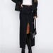 Women's Clothing Women's High Waist Slit Design Denim Skirt Long Skirt_ecoleips.com