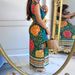 Women's Clothing New Women's Dark Green Animal And Plant Print Sleeveless Slim Side Slit Long Skirt Positioning Belt Required_ecoleips.com