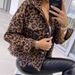 Leopard Print Denim Jacket – Vintage Distressed Biker Jacket For Women (Oversized, S-XL)_ecoleips.com