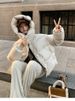 K New Women's Short Cotton Coat, Thickened Fashion Cotton Clothing, Loose Design Sense Cotton Jacket. No Inner Layer._ecoleips.com