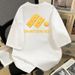 women's High-quality Round-neck Pullover Short-sleeved T-shirt_ecoleips.com