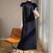 ng2510292 Women's Half-Turtleneck Sleeveless Knit 2025 Autumn/Winter Elegant Mid-Length Over-the-Knee Warm Sweater Dress_ecoleips.com