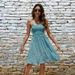 Women's High Waist Slim Fit Dress Printed Bandeau Spaghetti Strap Sexy Casual Dress_ecoleips.com
