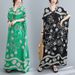 In Stock New Cross-Border Bohemian Middle Eastern Robe 100kg Plus Loose Large Size Women's Dress_ecoleips.com