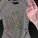 Women's Clothing Summer New Heavy Industry Swan Hot Diamond Gray Short Sleeved T Shirt Women's Ice Silk Breathable Shoulder Niche Top_ecoleips.com