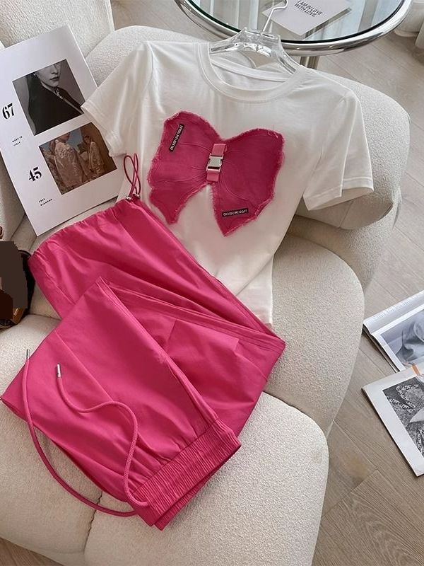 Women's Clothing Popular Pants Summer Wear With A Complete Set Of Fashionable Sports Suits Summer Wear For Women_ecoleips.com