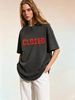 Women's Trendy Oversized T-Shirt, Vintage Style Casual Summer Essential_ecoleips.com