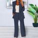 2024 Cross-Border Spring Autumn New European And American Fashion Solid Color Slim Cardigan Elegant Blazer Women's Suit_ecoleips.com
