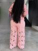K European And American Elegant Commuter Hollow Lace Wide Leg Strap Set Two Piece Set_ecoleips.com