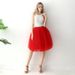 2025 New Style Puffy Women Tutu Pleated Mesh Half Adult Short Skirt_ecoleips.com