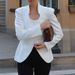 Women's Autumn Fashion Stand Collar Pure Color Casual Slim Fit Short Blazer Jacket_ecoleips.com