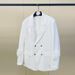 French-Inspired Oversized Lace Blazer For Women, Ruby-like Buttons, Elegant Loose-Fit Office Jacket, Versatile Plus Size_ecoleips.com