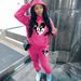 Women's Two Piece Set Hooded Fleece Print Sweatshirt Casual Sportswear Relaxed Everyday Wear Comfortable Feshion_ecoleips.com