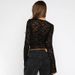 2025 Autumn New Fashion Sexy Sheer Hollow Out Cardigan Lace-Up Long Sleeve T-Shirt Top Wholesale For Women_ecoleips.com