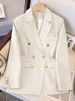 K New Suit Jacket For Women, Straight Leg, Casual, Loose And Fashionable, Showing A Slim And Small Suit Style_ecoleips.com