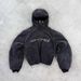 Trendy Y2k Style Men's Zip-Up Hoodie With Face Cover Pullover - Streetwear Unisex Oversized Fit Fashion_ecoleips.com