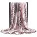Women's Silk Scarf 90cm Satin Imitation Large Square Neckerchief Shawl New Style Muslim Fashion_ecoleips.com