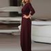 2026 New Spring Women's Clothing, Cross-Border European And American Jumpsuits, Commuting High-Waisted Solid Color_ecoleips.com